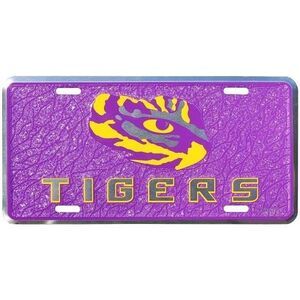 LSU Tigers NCAA Mosaic License Plate